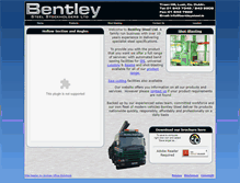 Tablet Screenshot of bentleysteel.ie